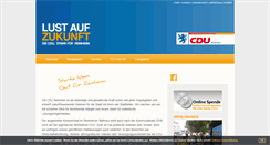 Desktop Screenshot of cdu-reinheim.de